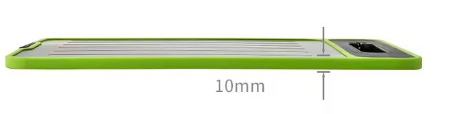 4-in-1 Foldable Cutting Board – Double-Sided, Aluminum, Sharpener & Garlic Grinder